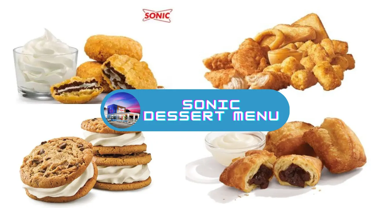 Sonic Dessert Menu 3 Sonic Dessert Menu