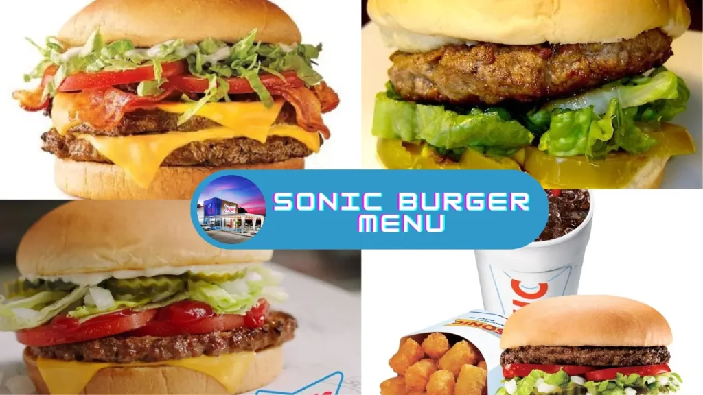 Sonic Burger Menu